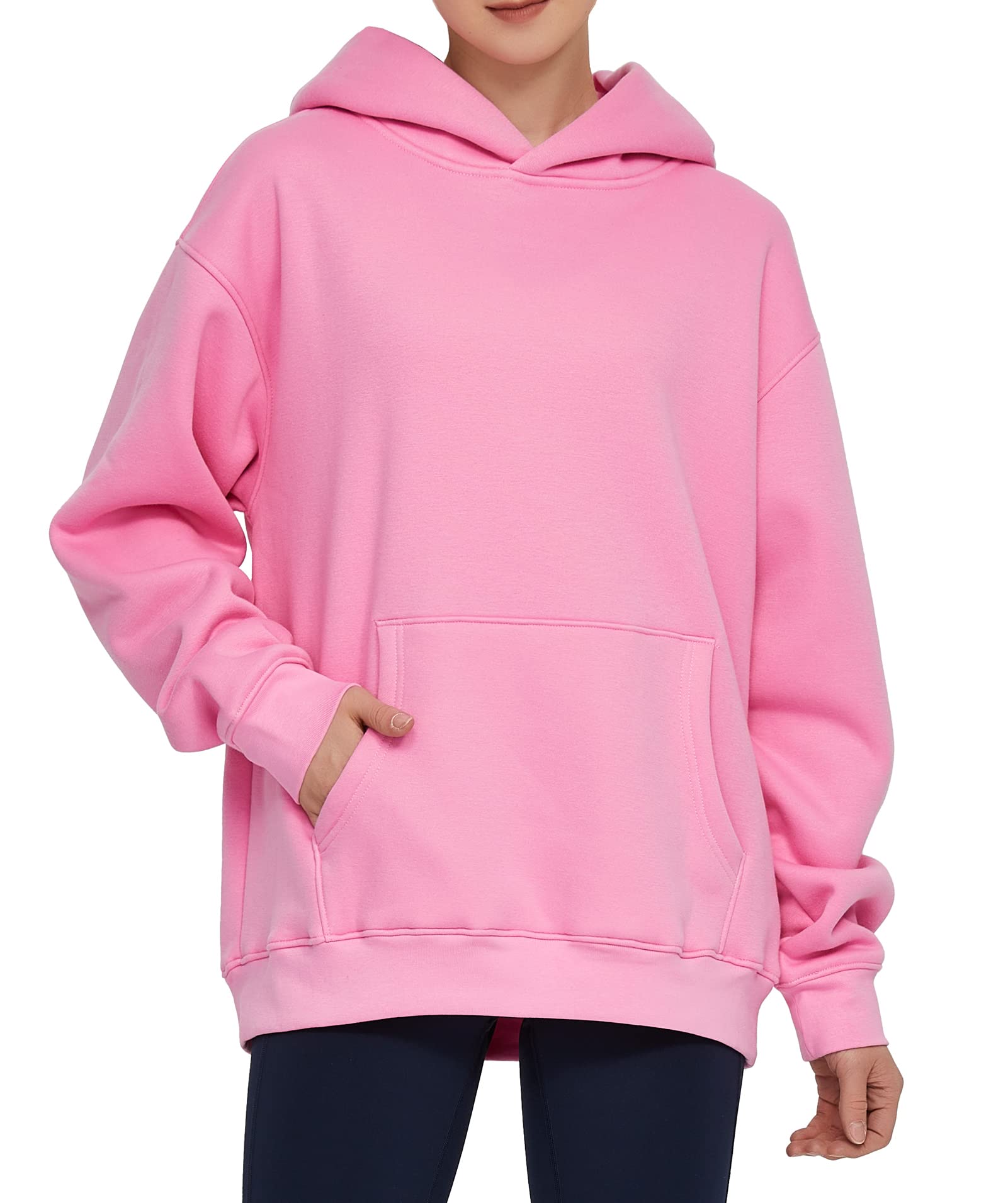 THE GYM PEOPLE Women's Oversized Hoodie Soft Fleece Pullover Hooded Sweatshirt With Pockets Loose Fit Oversized Hooded S