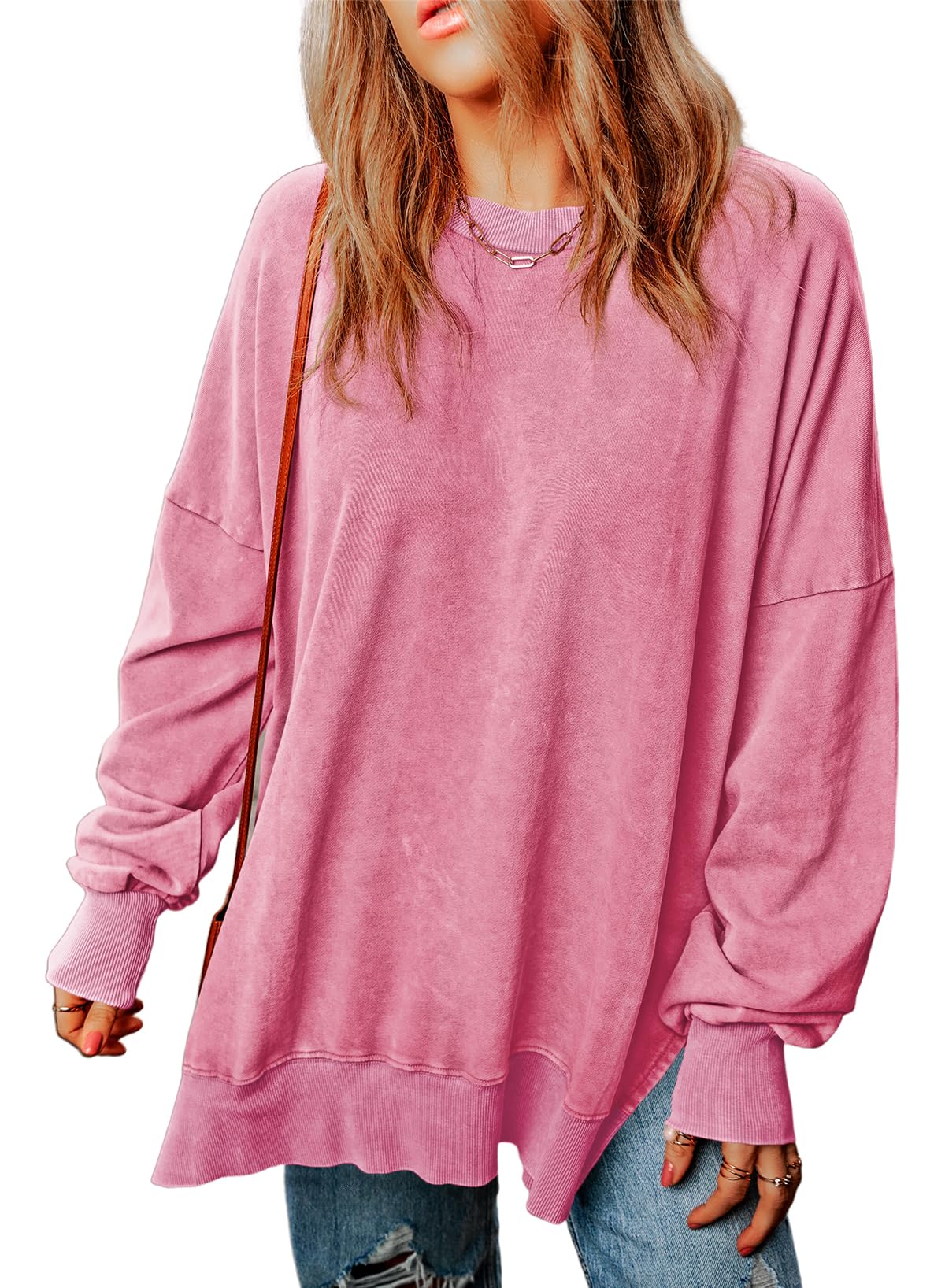 SHEWIN Women's Casual Long Sleeve Sweatshirt - Lightweight and Comfortable for Daily Wear
| SHEWIN Womens Lightweight S